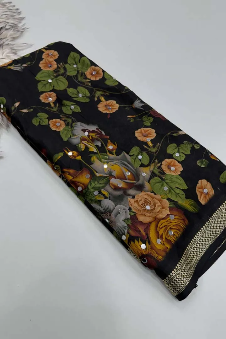 Pure Soft Malai Silk Saree — view 4