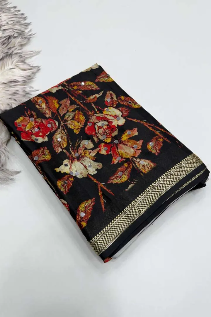 Pure Soft Malai Silk Saree — view 6