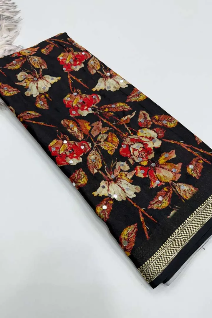 Pure Soft Malai Silk Saree — view 5