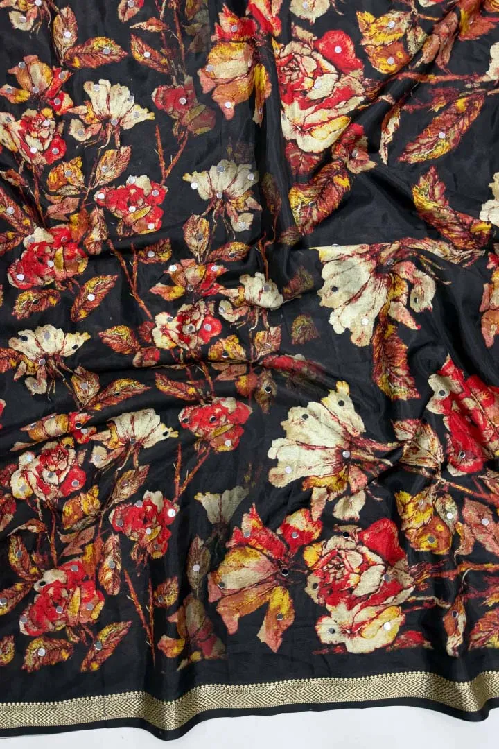 Pure Soft Malai Silk Saree — view 3