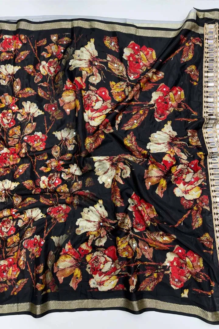 Pure Soft Malai Silk Saree — view 4